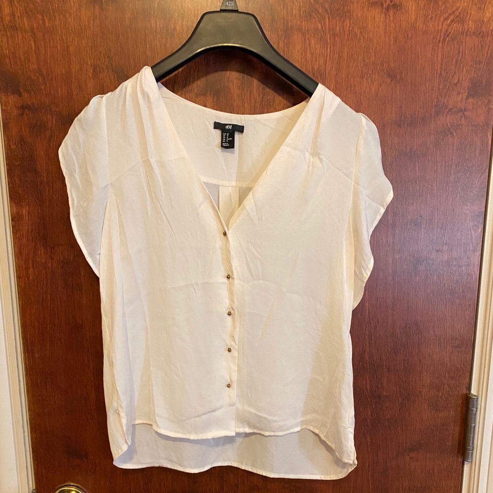 H and M size 10 blouse